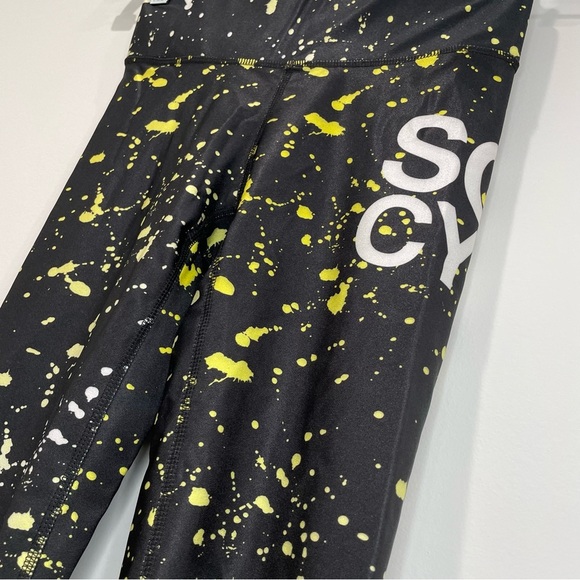 NWT Terez x SoulCycle Splatter Paint Tall Band Leggings - Picture 3 of 10